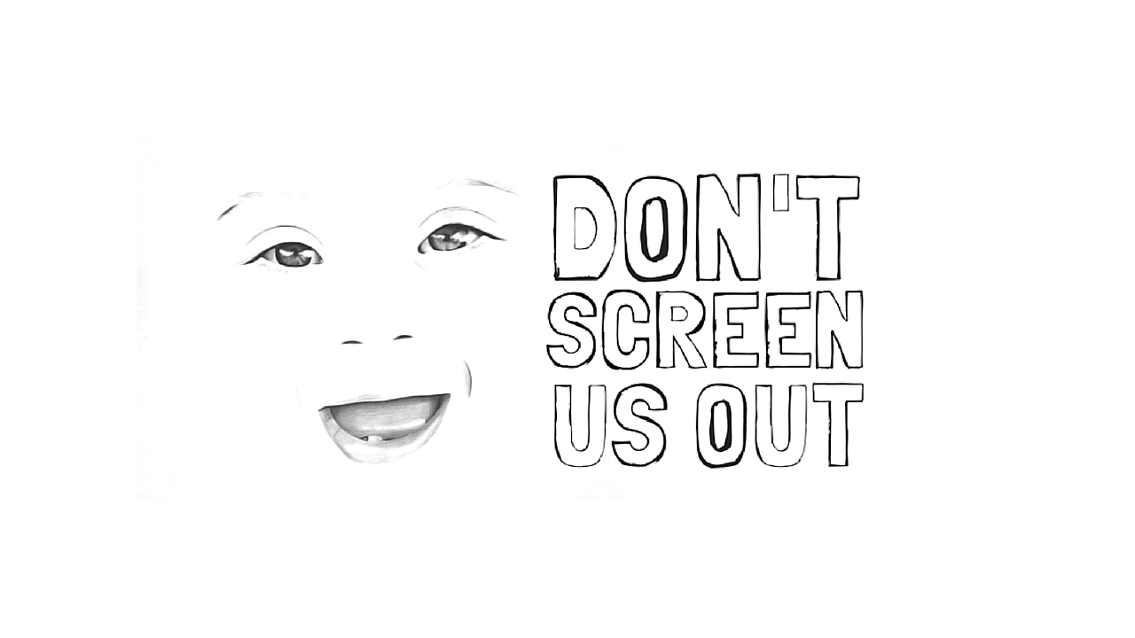 Don't Screen Us Out logo